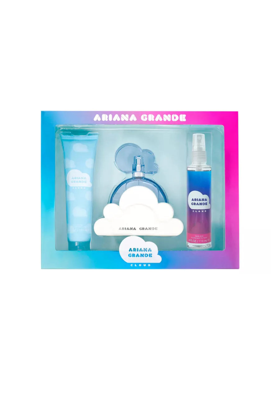 Zestaw prezentowy Ariana Grande Cloud woda perfumowana + Body Souffle + Body Mist