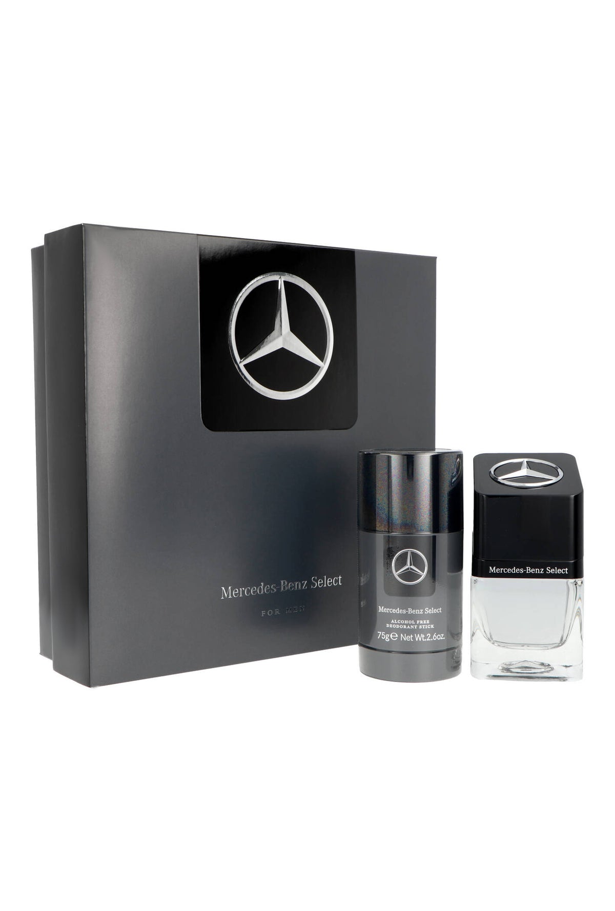 Zestaw prezentowy Mercedes-Benz Select For Men woda toaletowa + Alcohol Free Deo Stick 75g